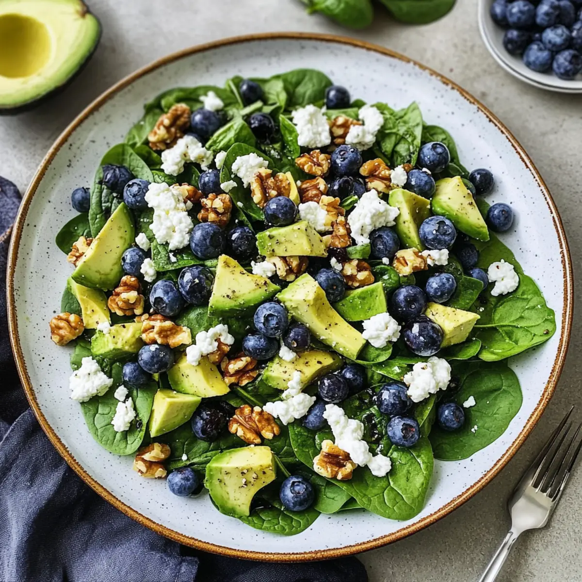 Spinach Blueberry Salad
