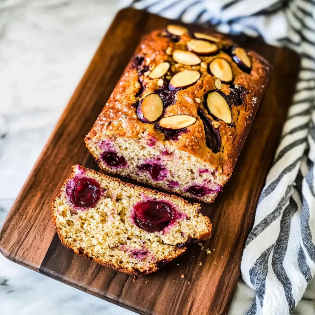 Delicious Plum & Sourdough Quick Bread for Easy Mornings