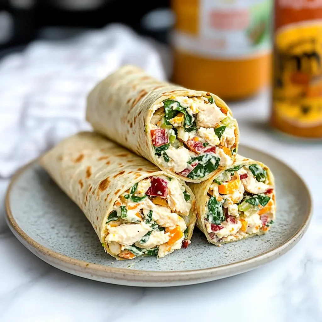 Savory Chicken Salad Wraps: Your Healthy Meal Prep Solution