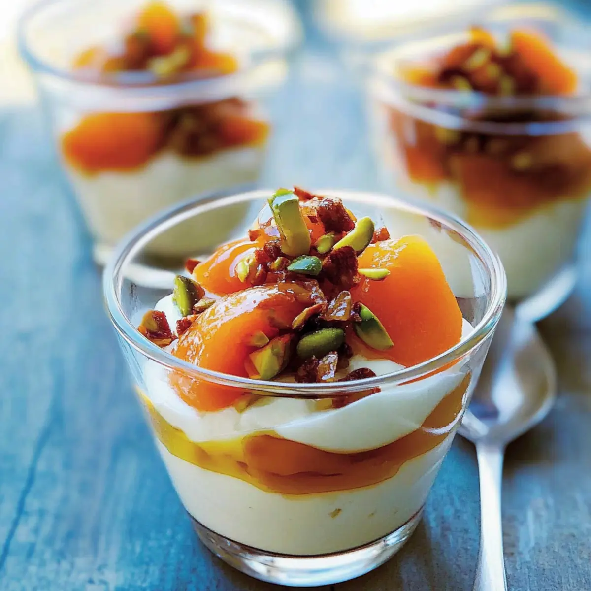 Yogurt with Pistachio Brittle