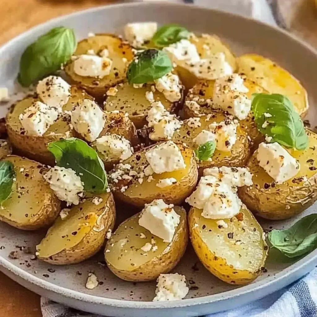 Baked Feta Potatoes: A Creamy, Crispy Delight for Dinner