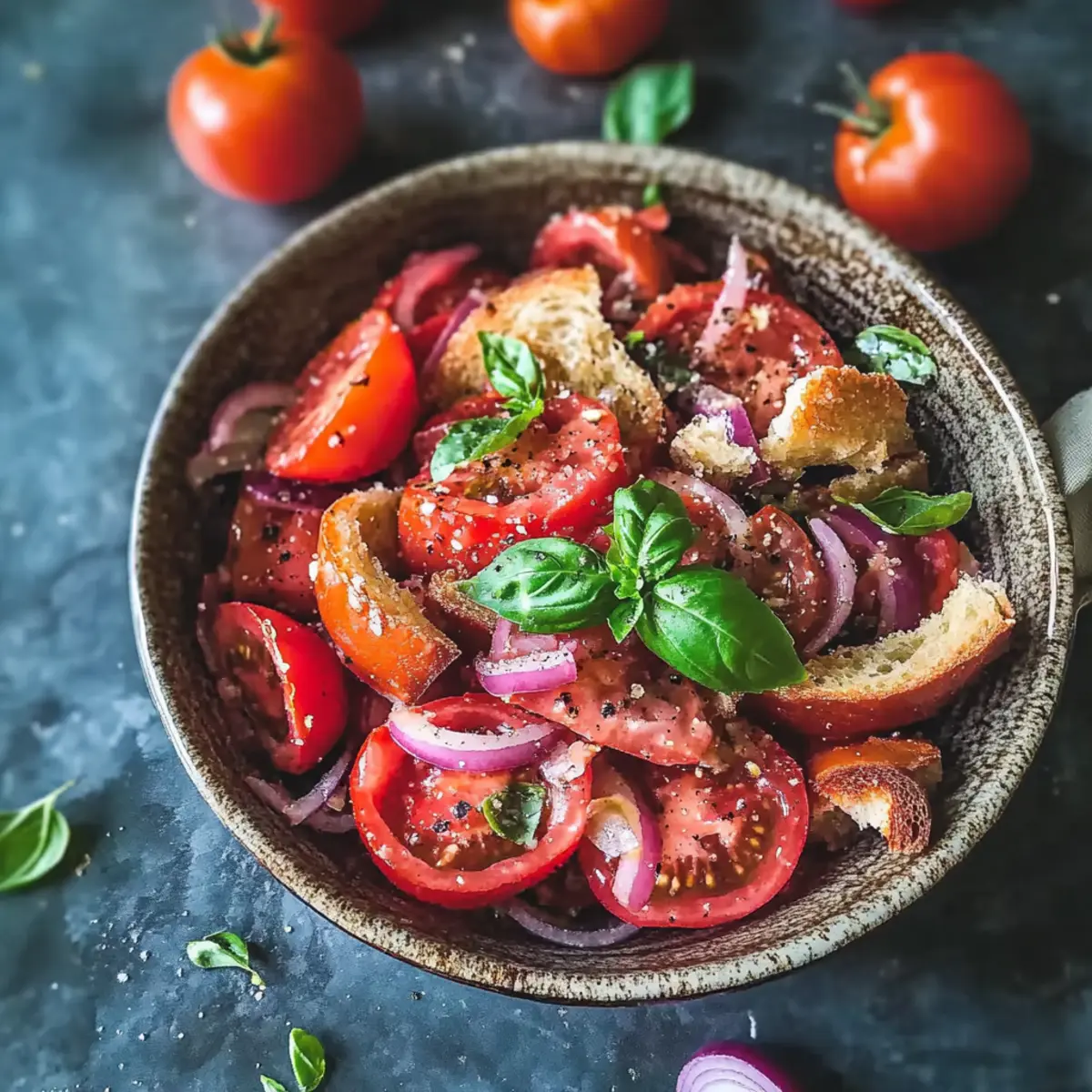 Panzanella Bread and Tomato Salad