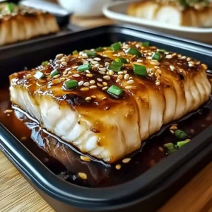 Asian Ginger Soy Glazed Cod