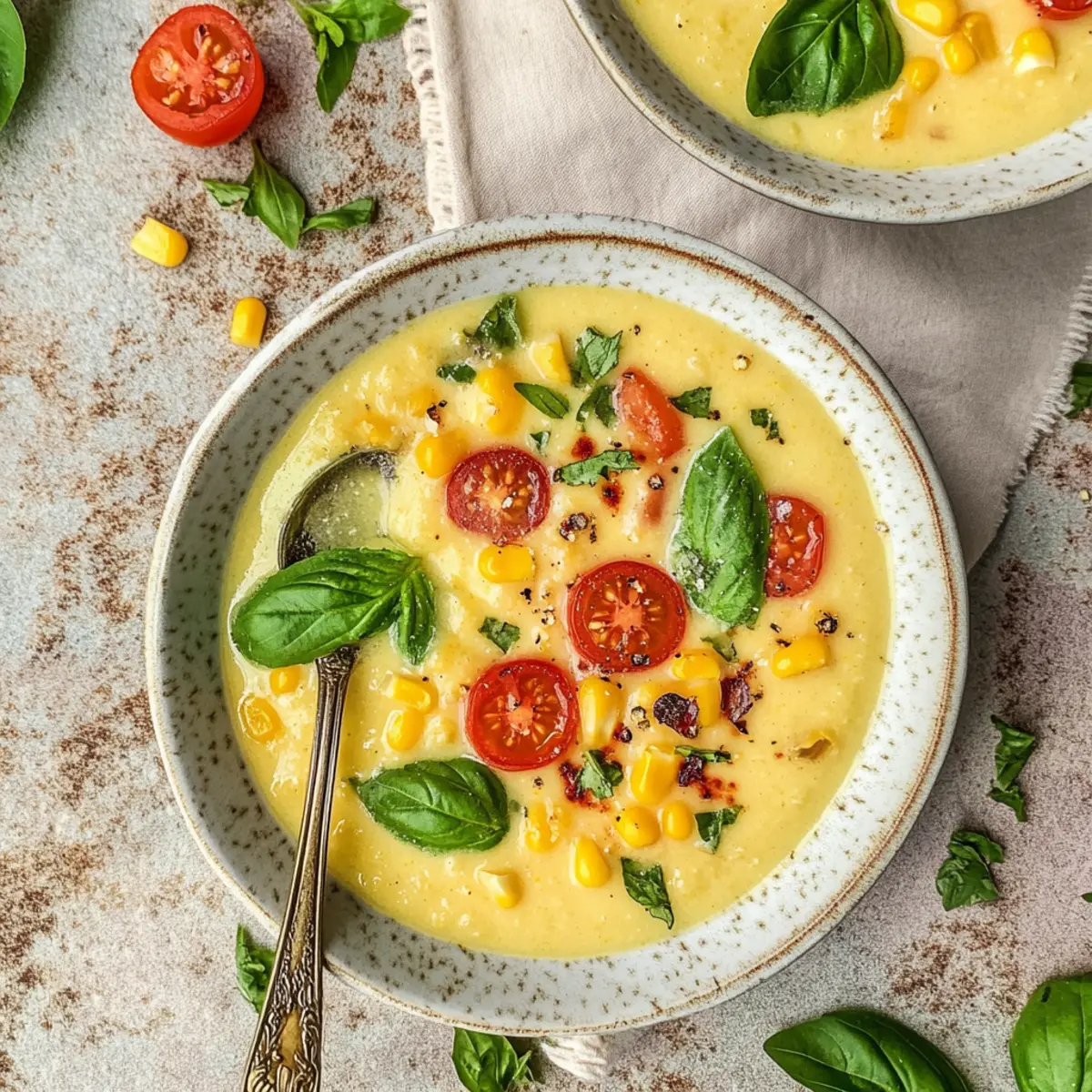 Summer Sweet Corn Gazpacho