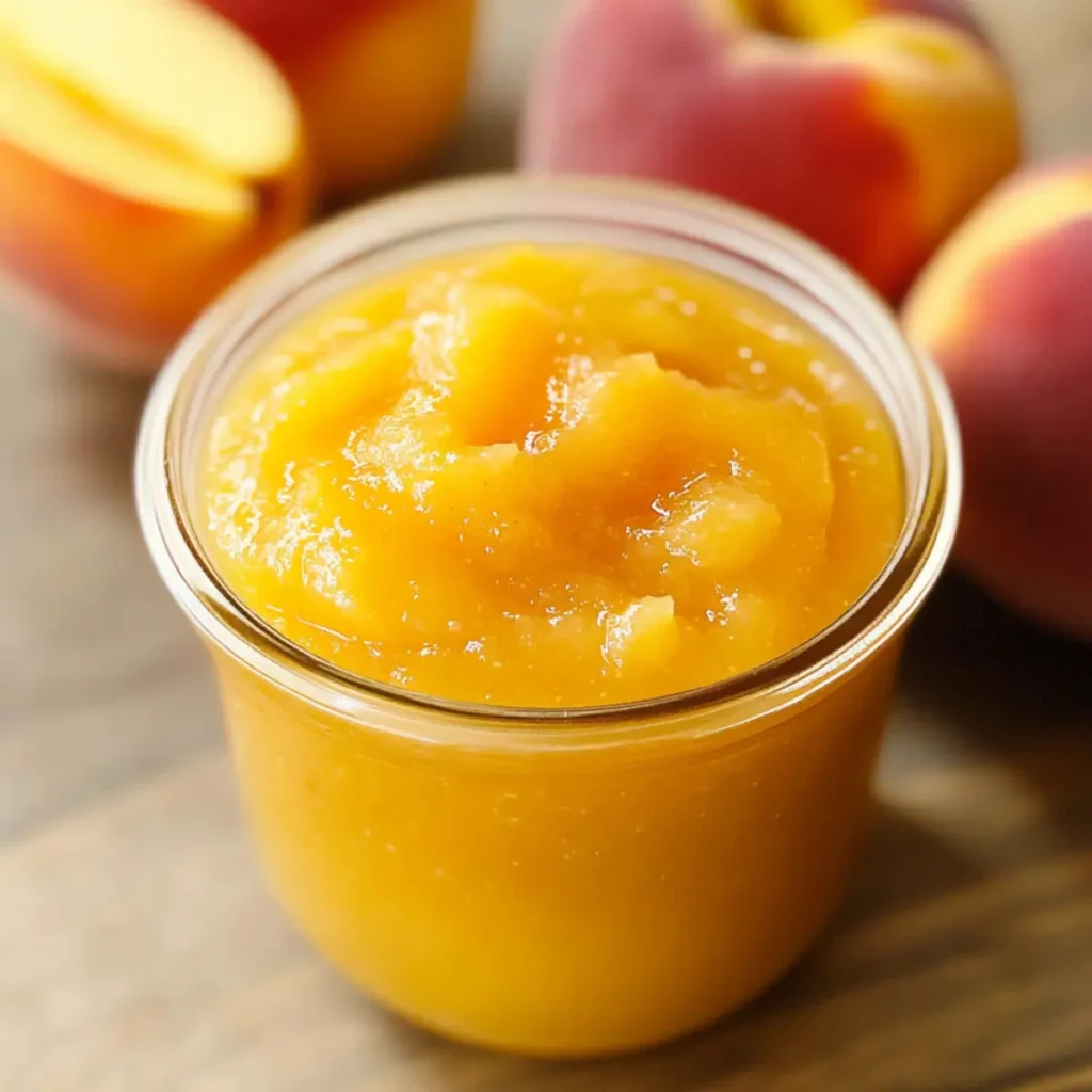 Peach Applesauce: Sweet, Simple, and Healthy for Everyone