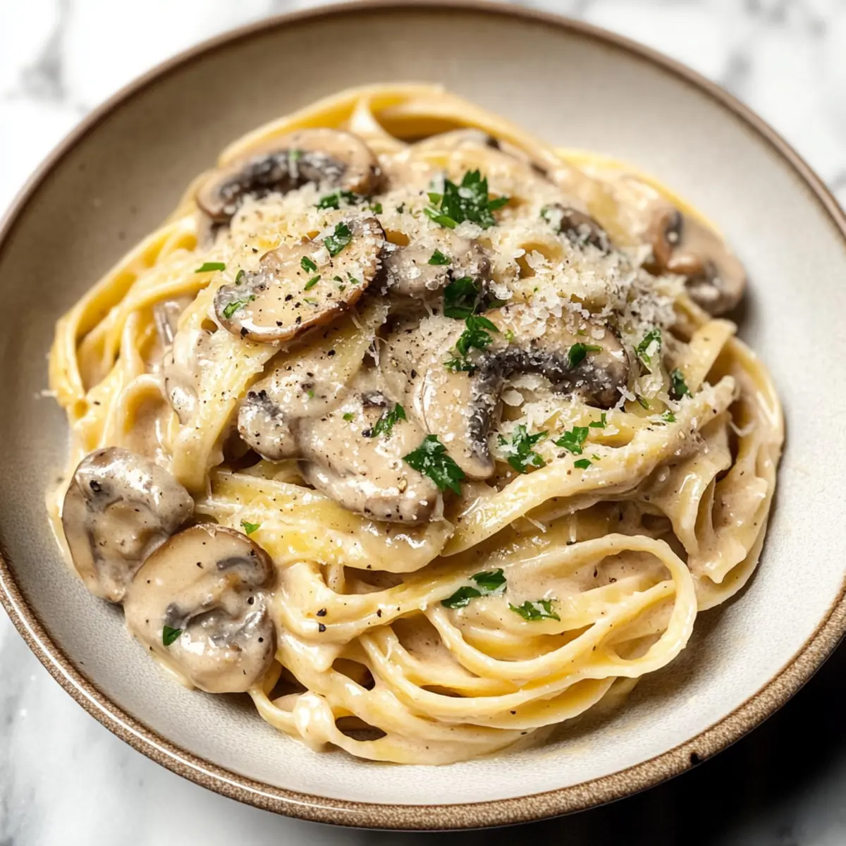 Creamy Mushroom Pasta