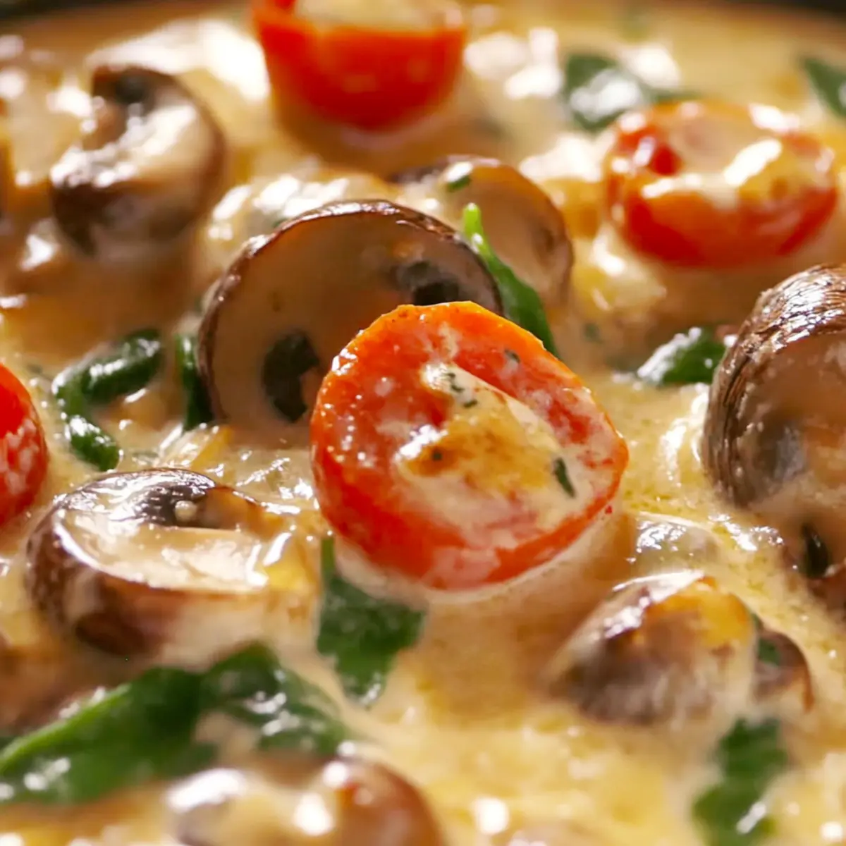 Tuscan Butter Mushrooms