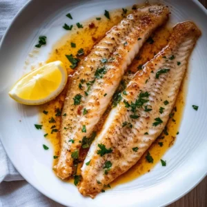 Flounder Meunière