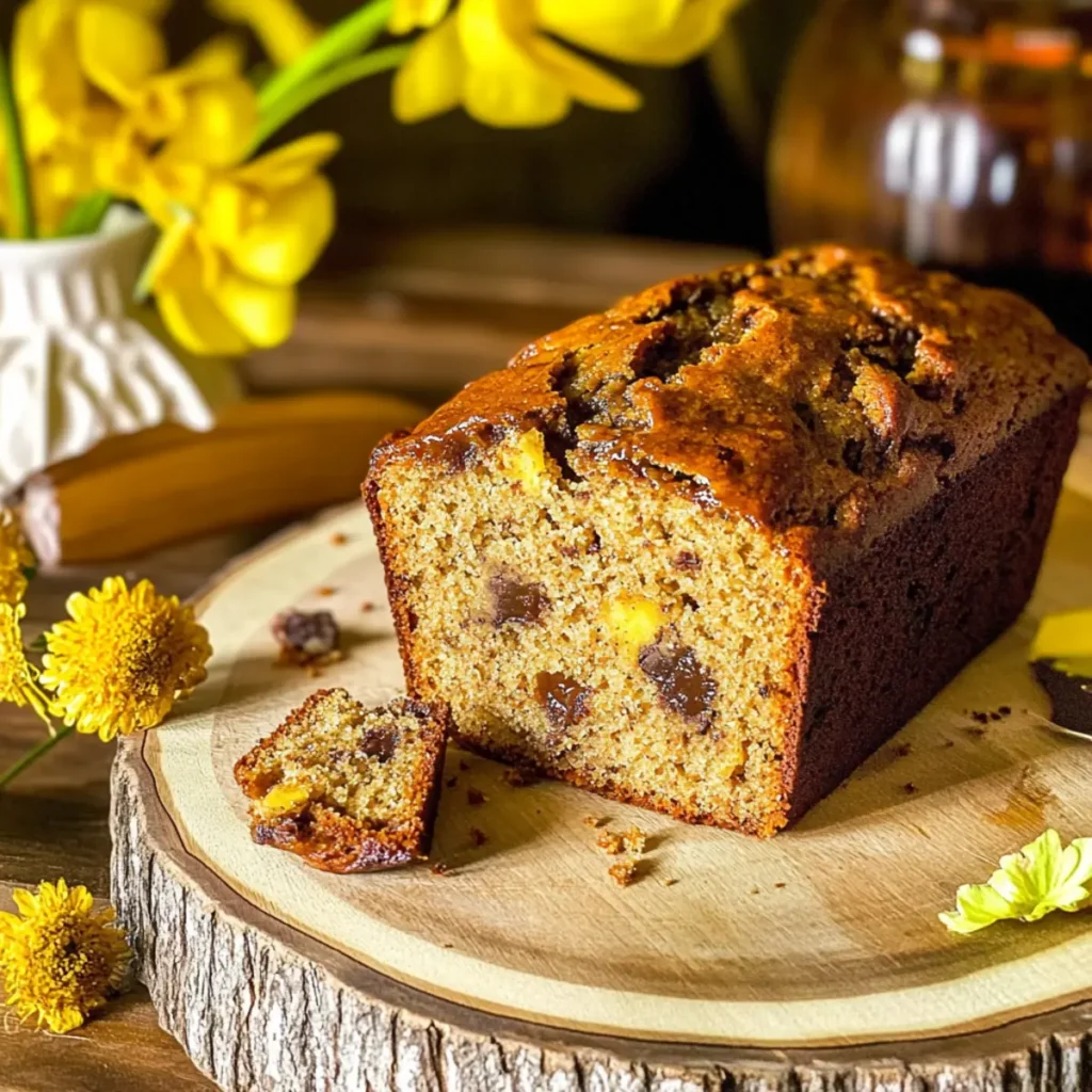 Maple-Bourbon Banana Bread
