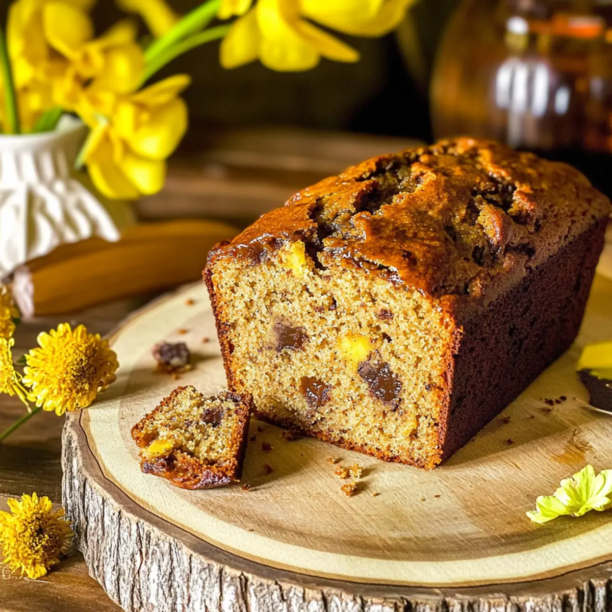 Maple-Bourbon Banana Bread
