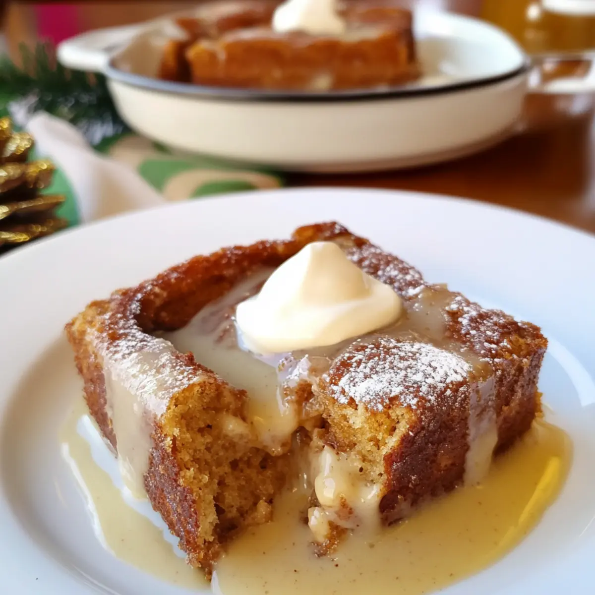 Gingerbread French Toast Bake
