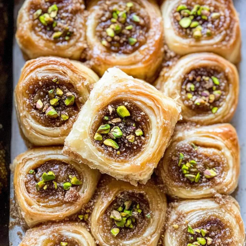Baklava Cinnamon Rolls