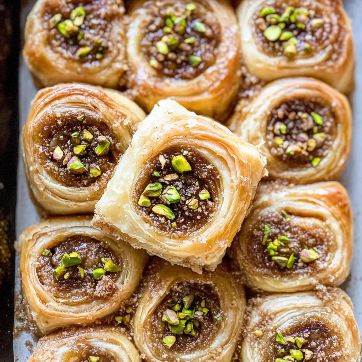 Baklava Cinnamon Rolls
