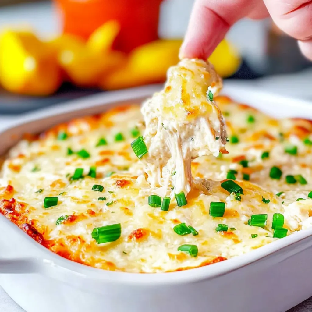 Creamy Chicken Caesar Dip