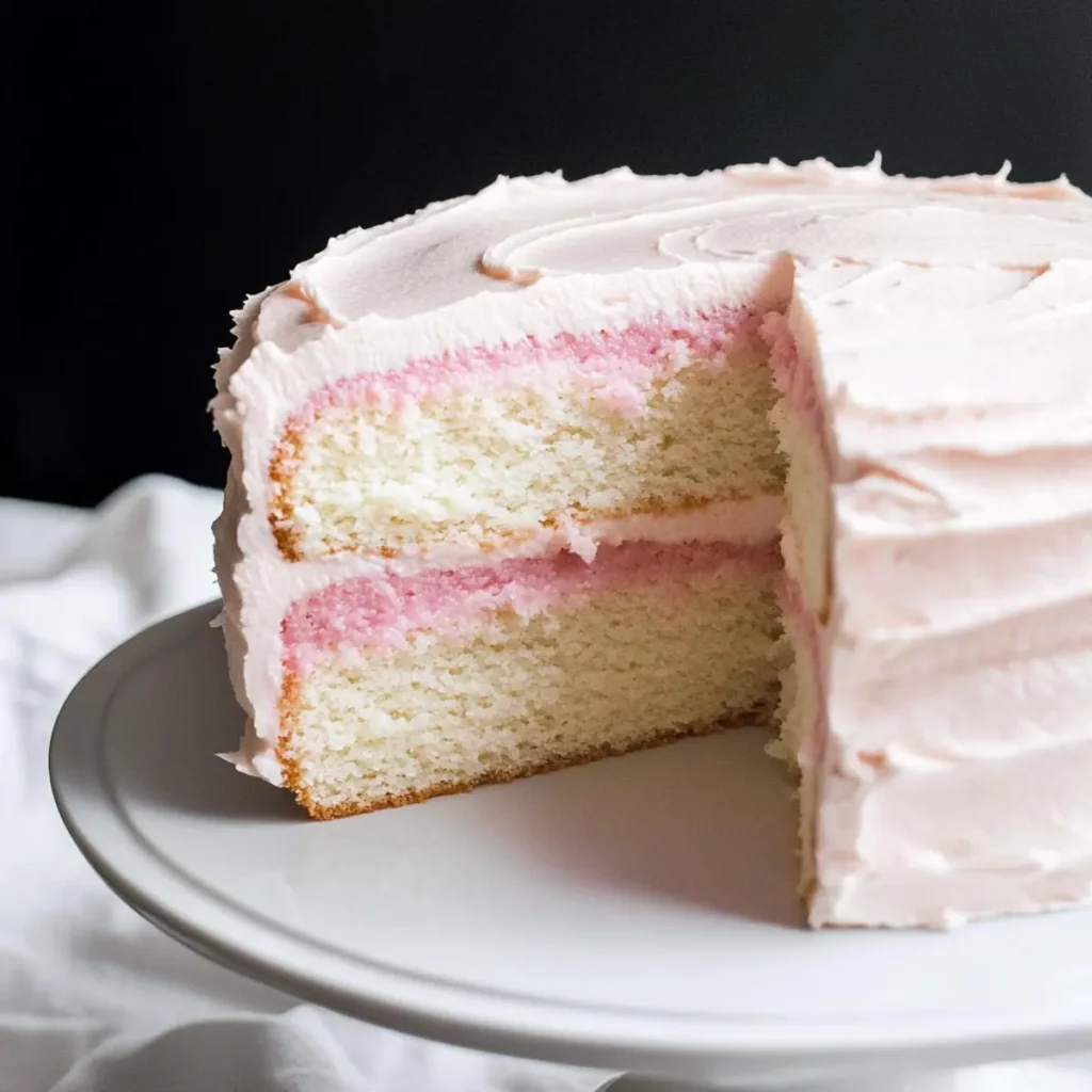 Moist White Almond Cake