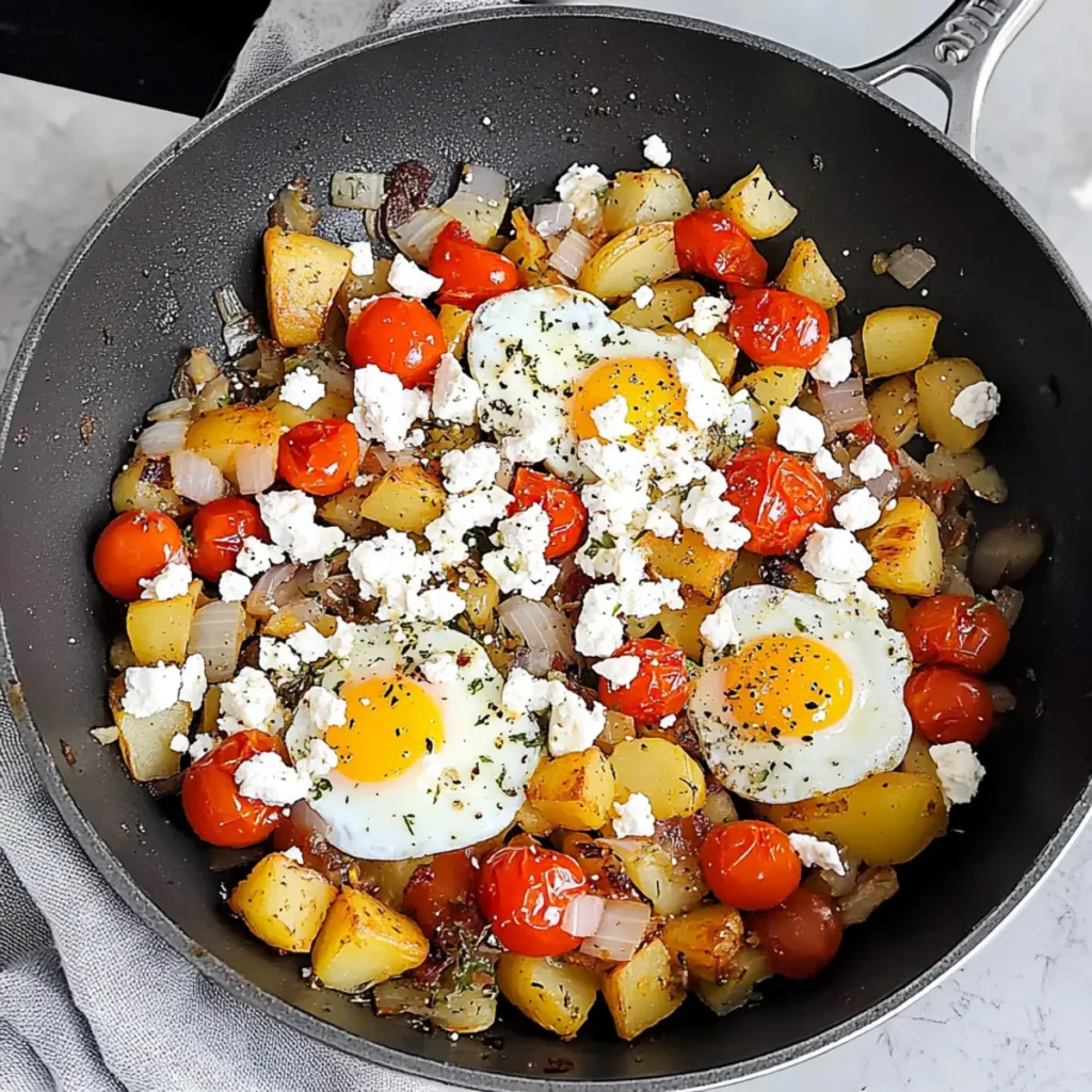 Mediterranean breakfast skillet