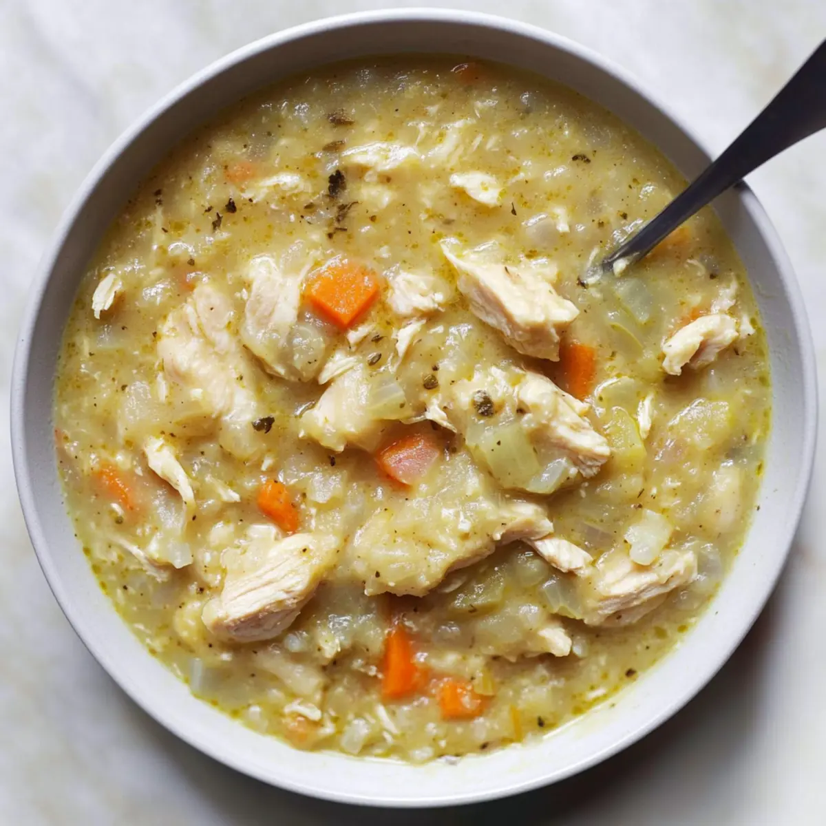 Cauliflower Chicken Soup