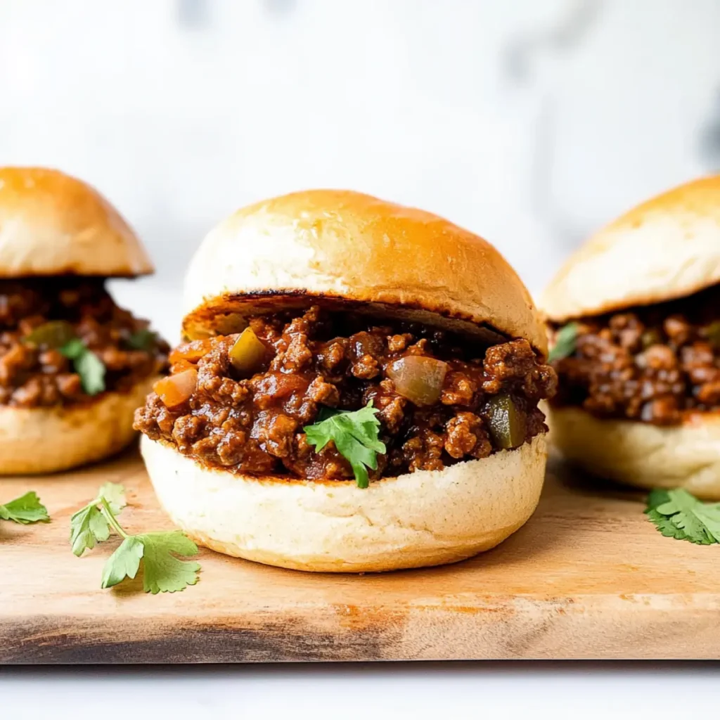 Healthy Sloppy Joes
