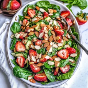 Strawberry Spinach Salad