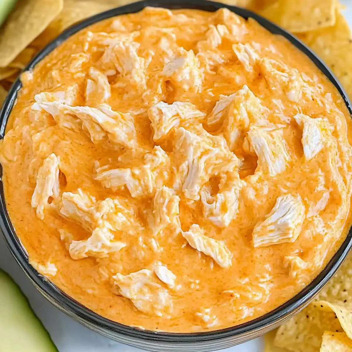 Slow Cooker Buffalo Chicken Dip Craze
