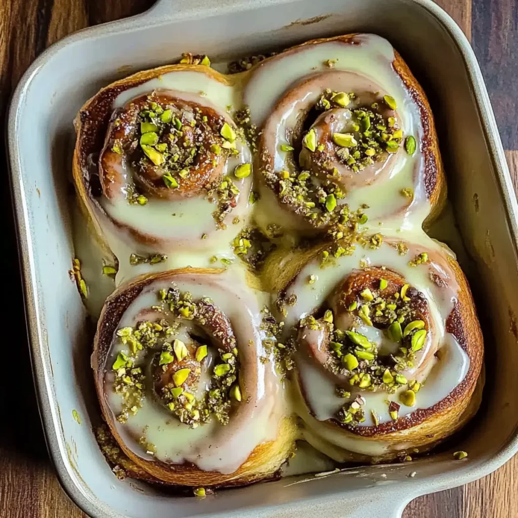 Pistachio Cream Cinnamon Rolls That Elevate Your Brunch Game