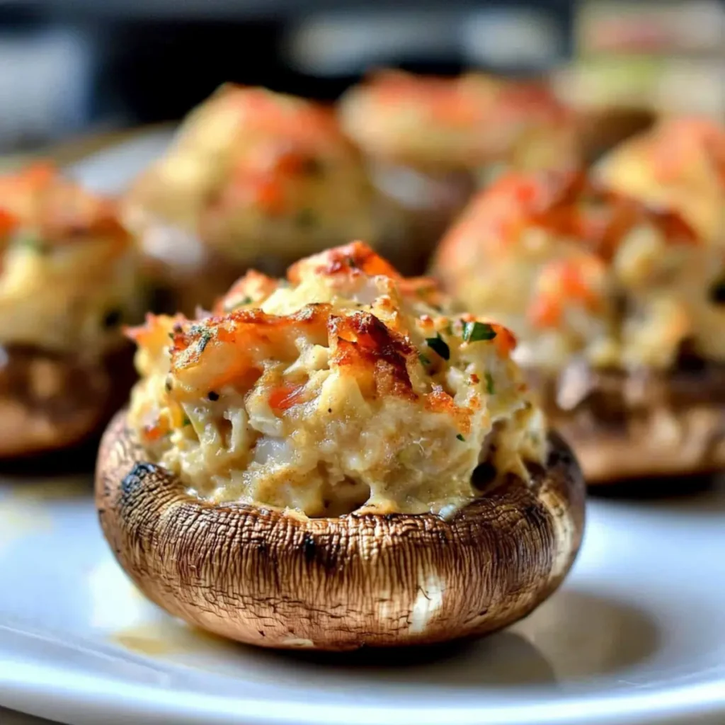 Crab Stuffed Mushrooms