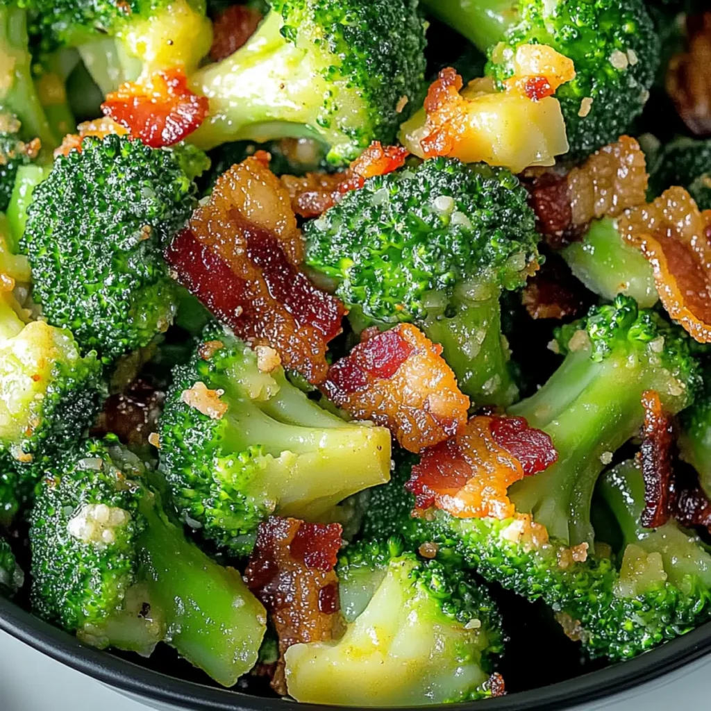 Bacon-Topped Broccoli
