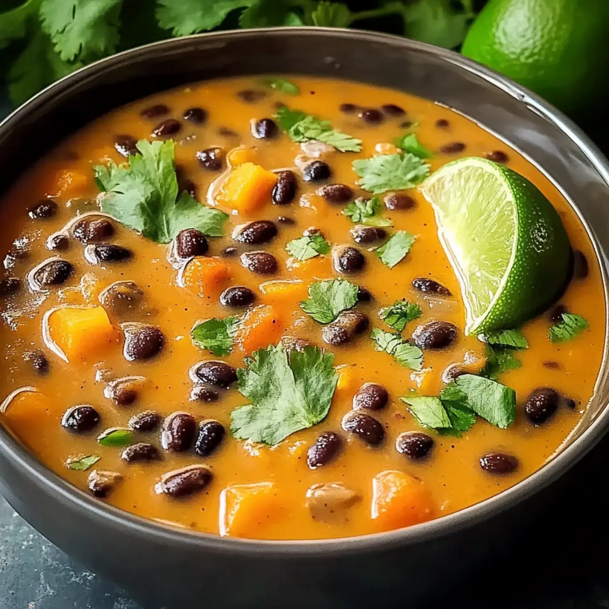 Black Bean Pumpkin Soup