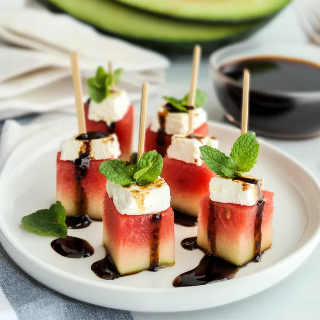 Watermelon Feta Bites