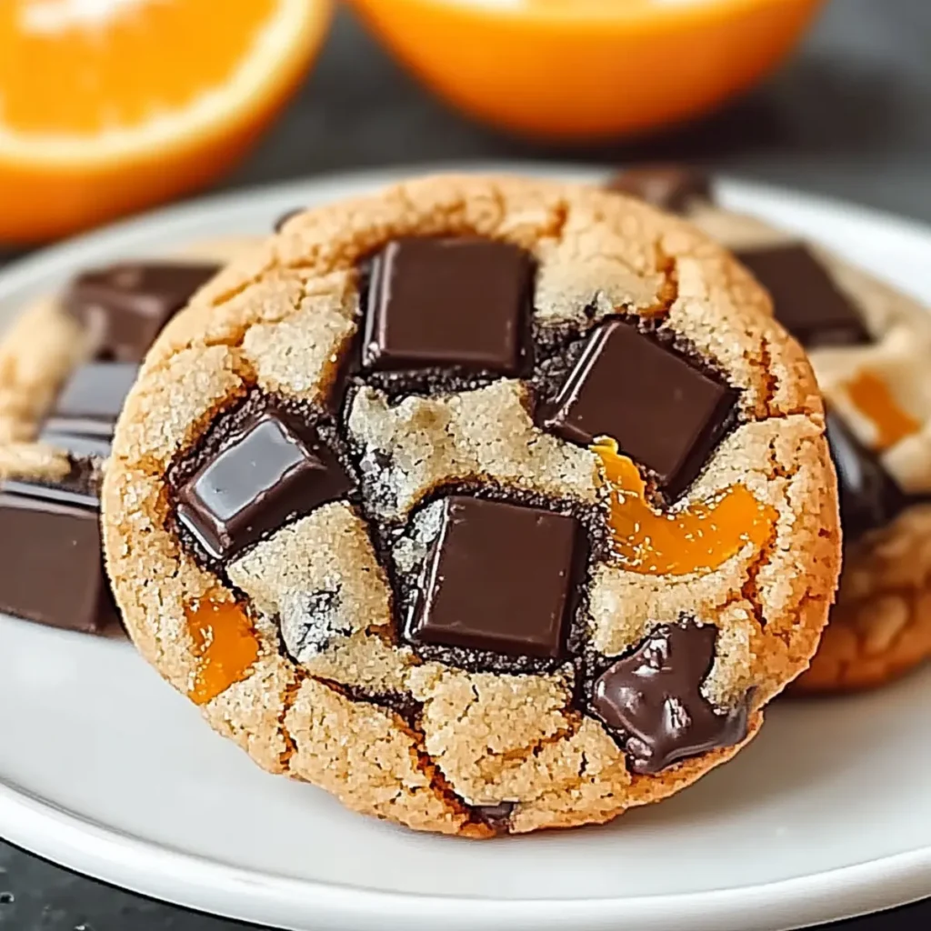 Cool Orange Dark Chocolate Cookies That Brighten Your Day