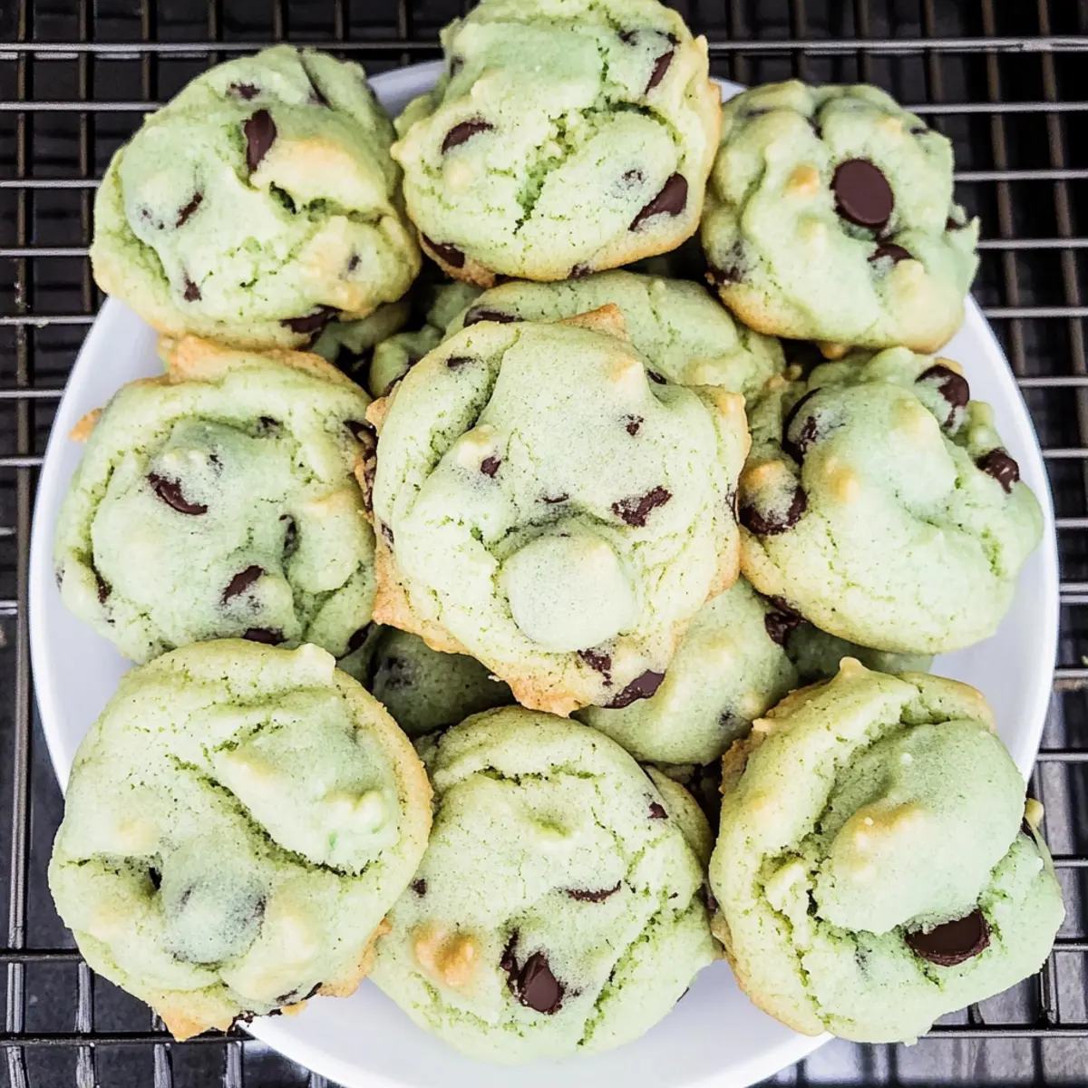 Pistachio Pudding Cookies