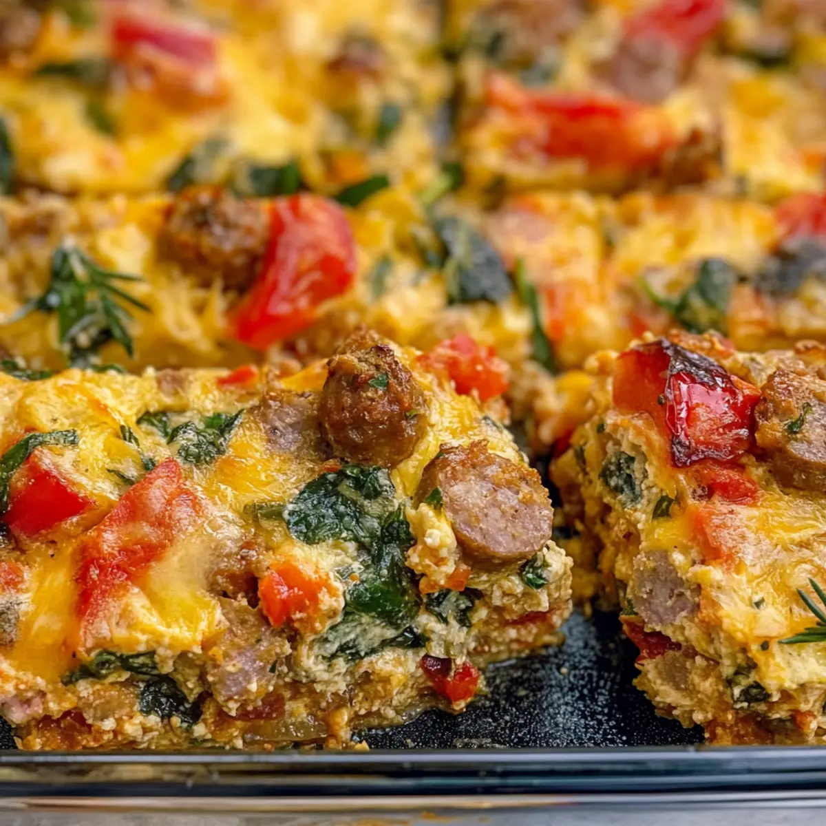 Overnight Italian Breakfast Casserole