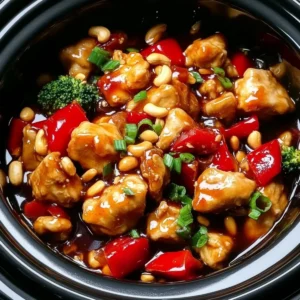 Crockpot Kung Pao Chicken