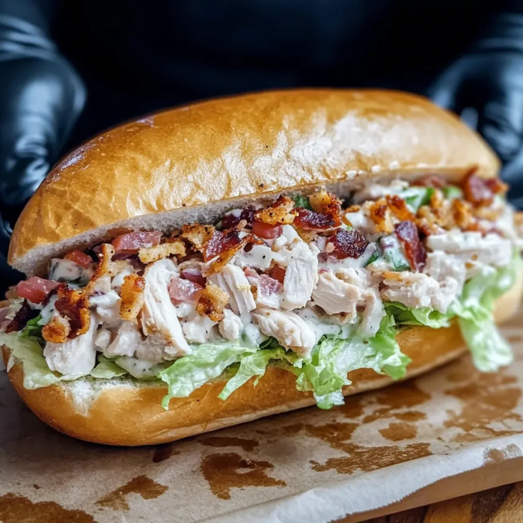 Chopped Chicken Bacon Ranch Sandwich: Flavor in Every Bite