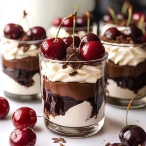 Black Forest Dessert Cups