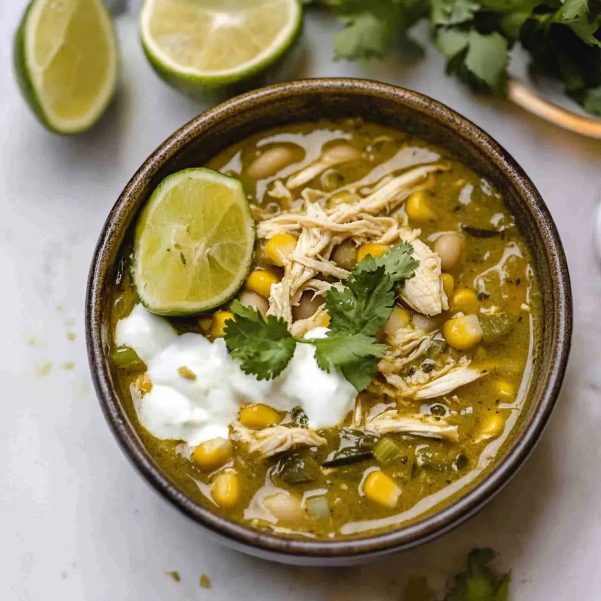 Green Chicken Chili Soup