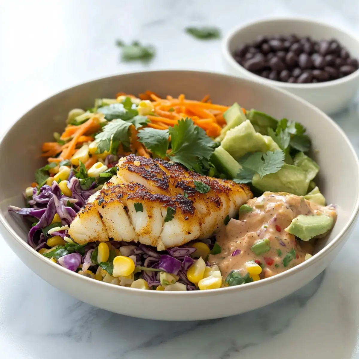Baja Fish Taco Bowls