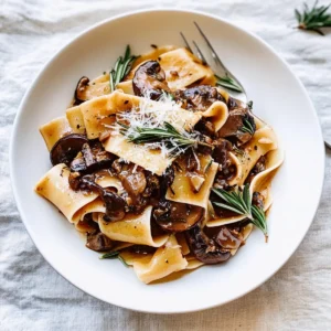 Portobello Mushroom Pappardelle