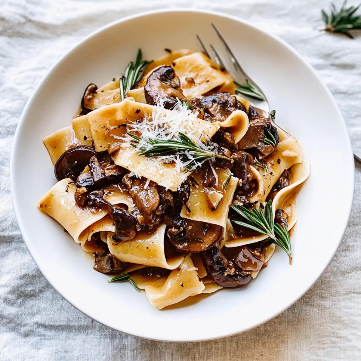 Portobello Mushroom Pappardelle