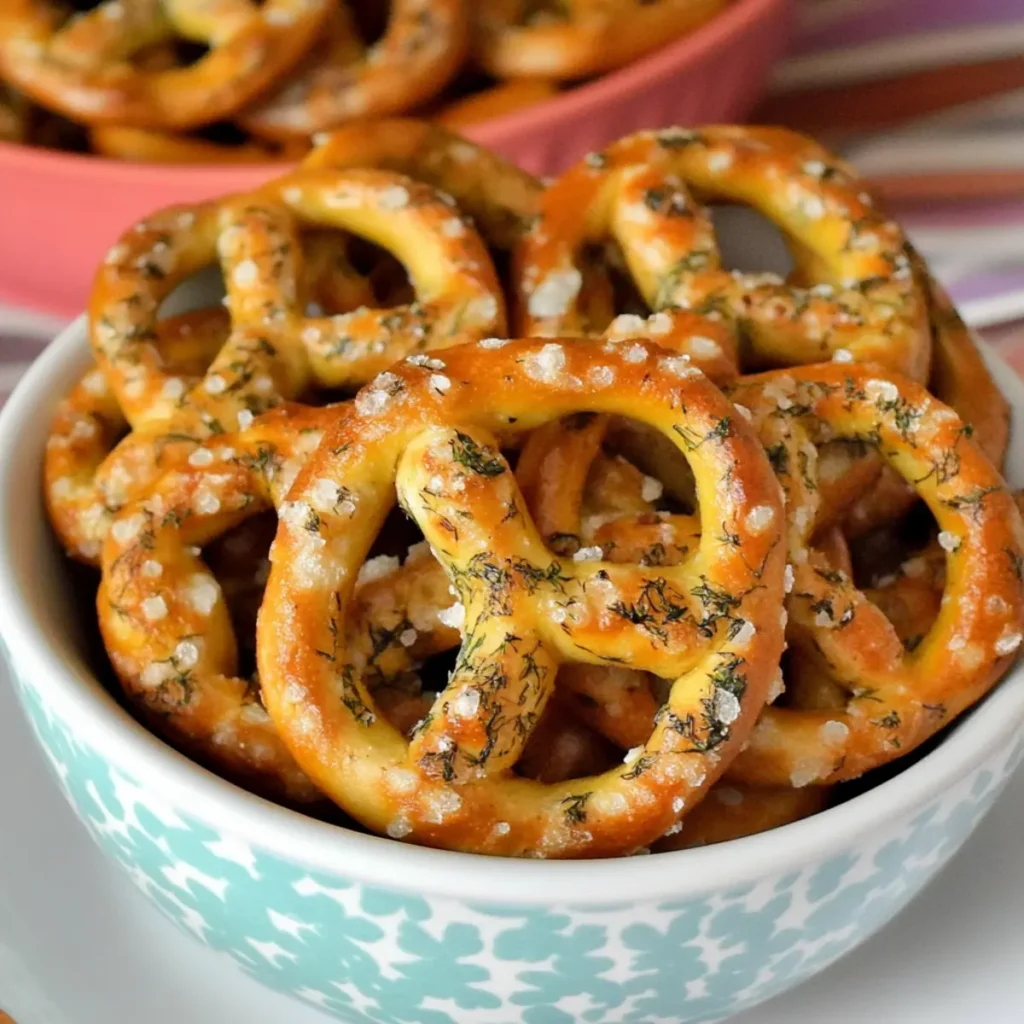 Irresistibly Zesty Garlic Ranch Pretzels for Perfect Snacking