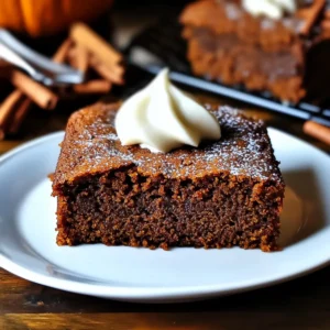 Pumpkin Gingerbread
