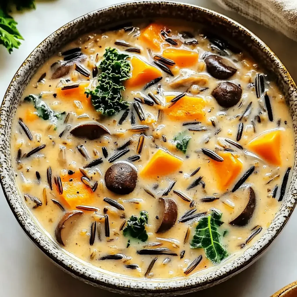 One-Pot Wild Rice Soup for Cozy Autumn Evenings
