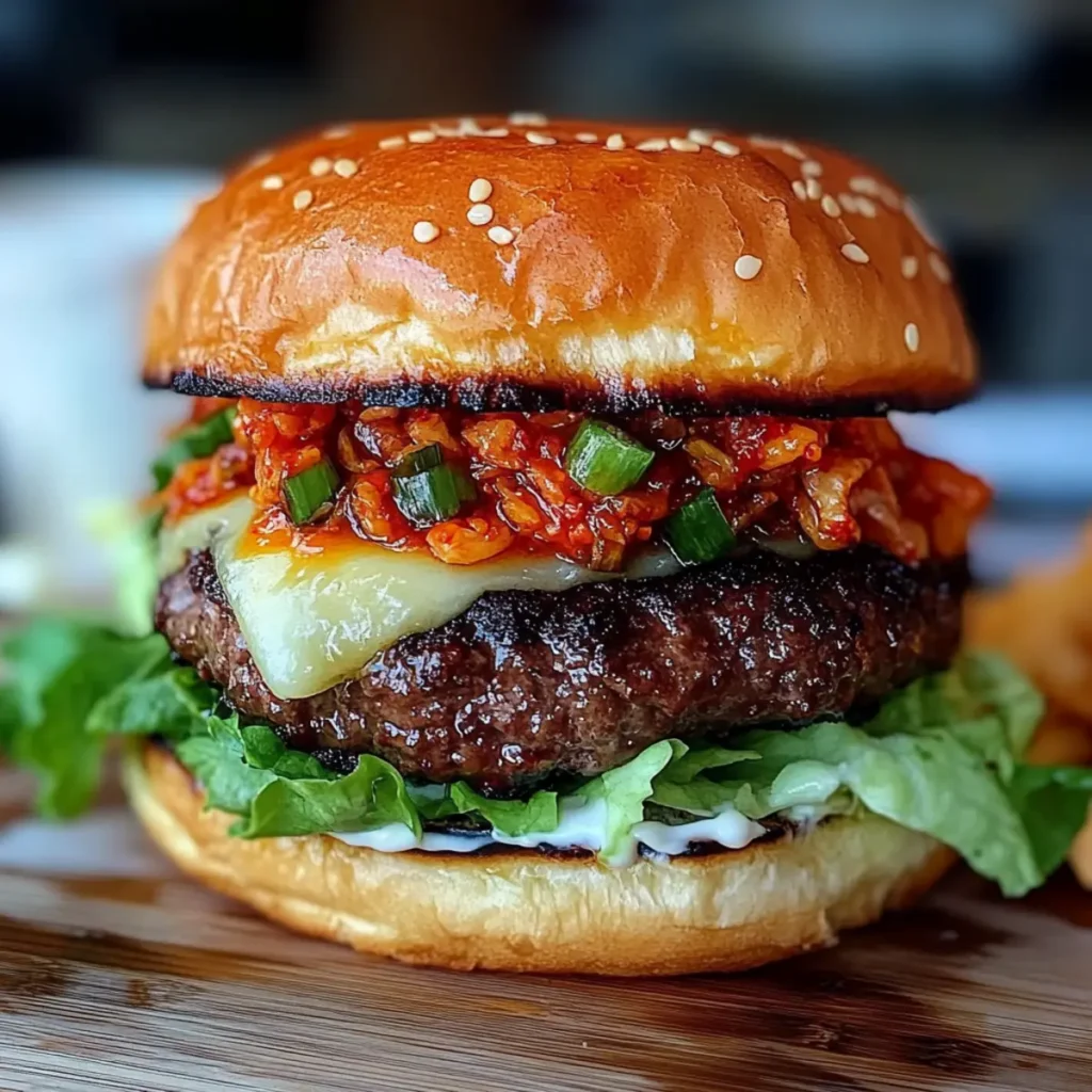 Bulgogi Kimchi Burger