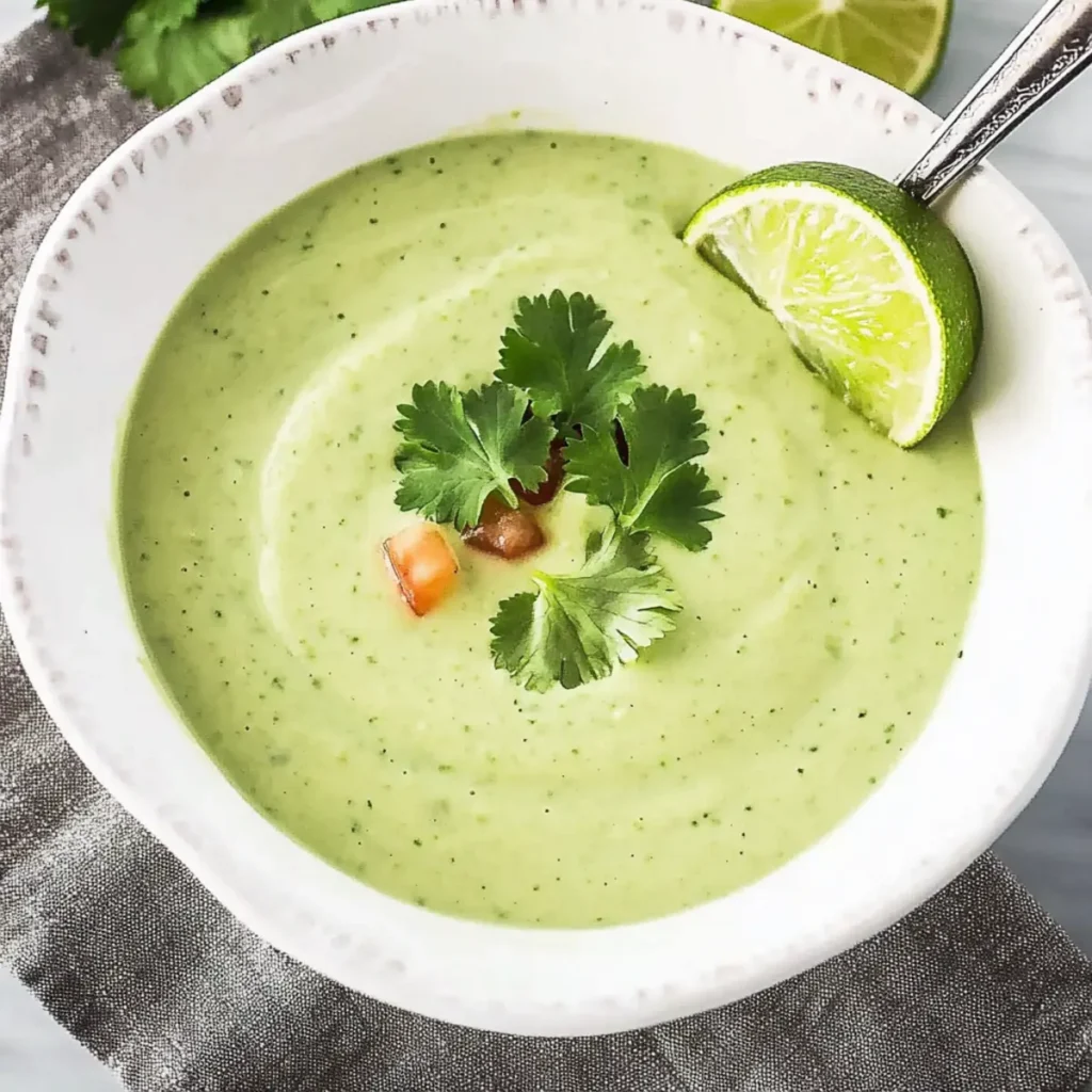Creamy Cold Avocado Soup for a Refreshing Summer Meal