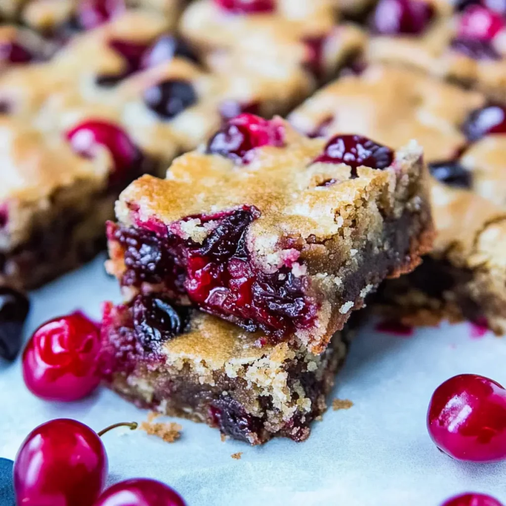Chocolate Chip Cherry Bars