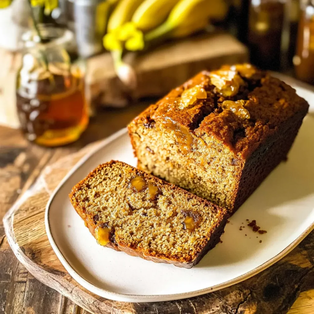 Maple-Bourbon Banana Bread