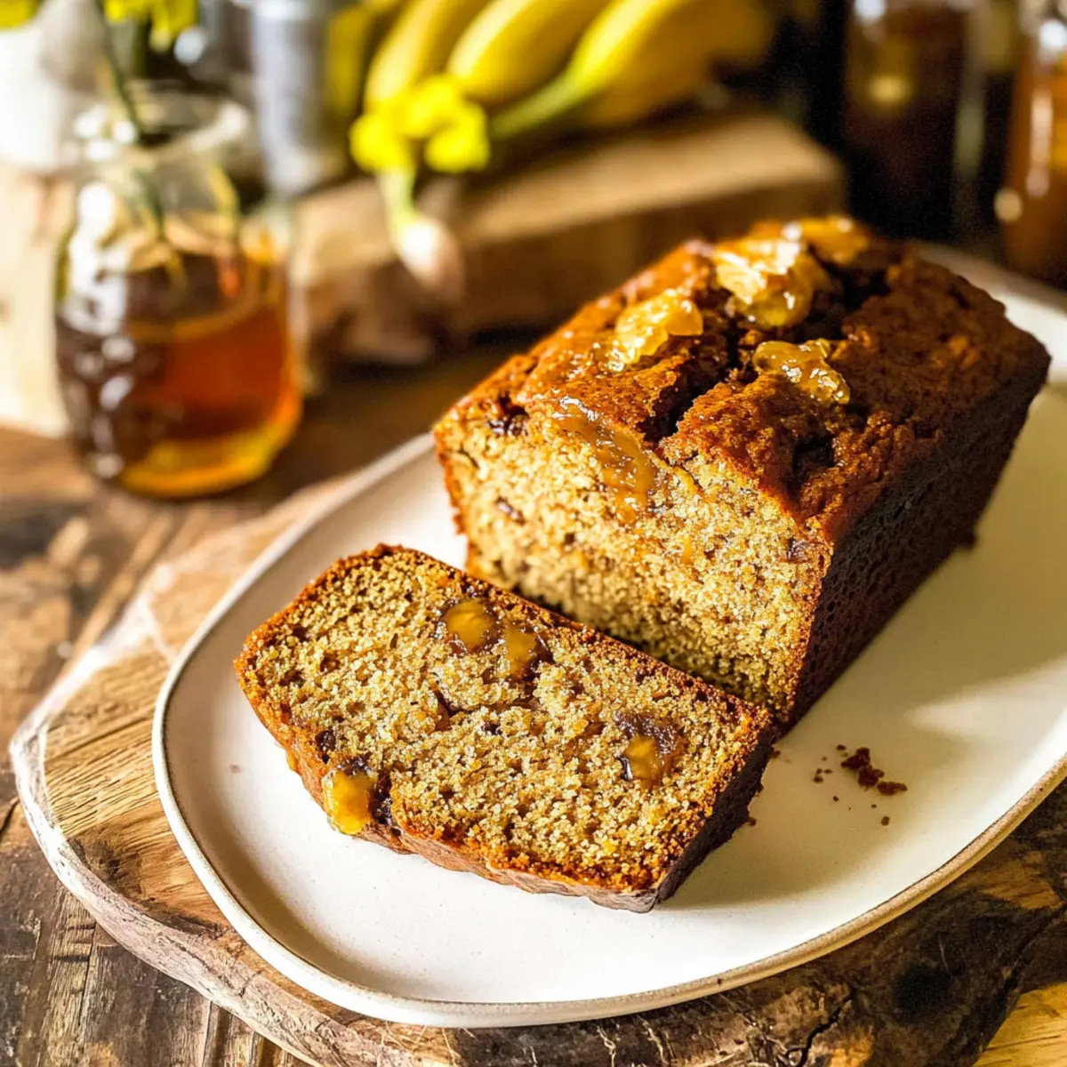 Maple-Bourbon Banana Bread
