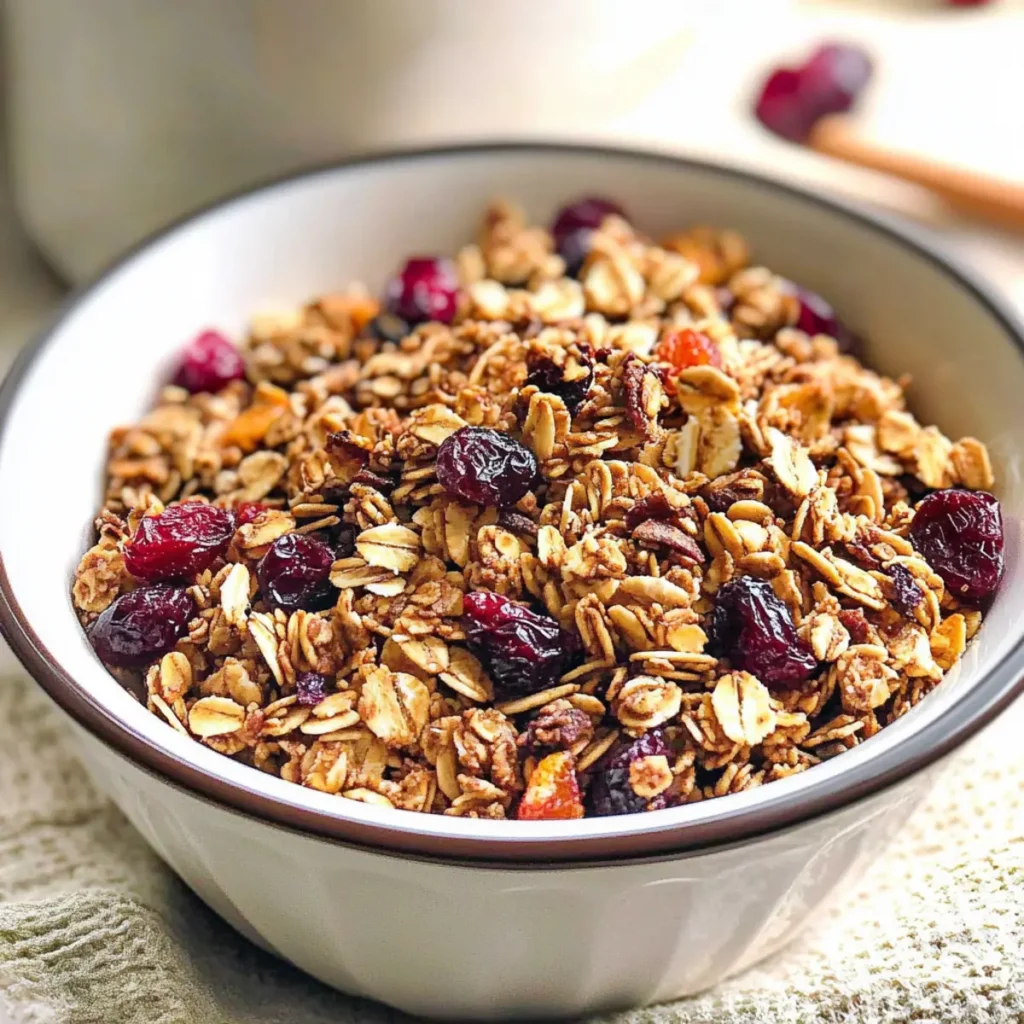 Cranberry Orange Granola