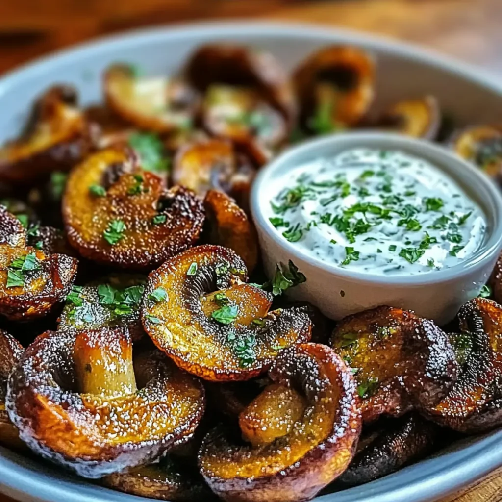 Crispy Roasted Mushrooms
