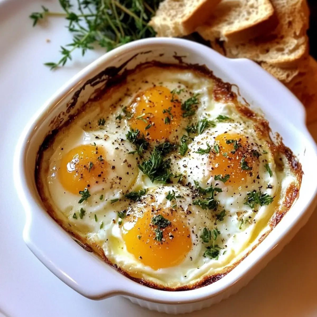 Herbed Baked Eggs